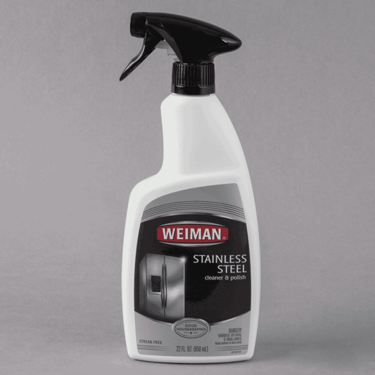 Weiman W108. Trigger Spray Stainless Steel Cleaner & Polish - 6/Case