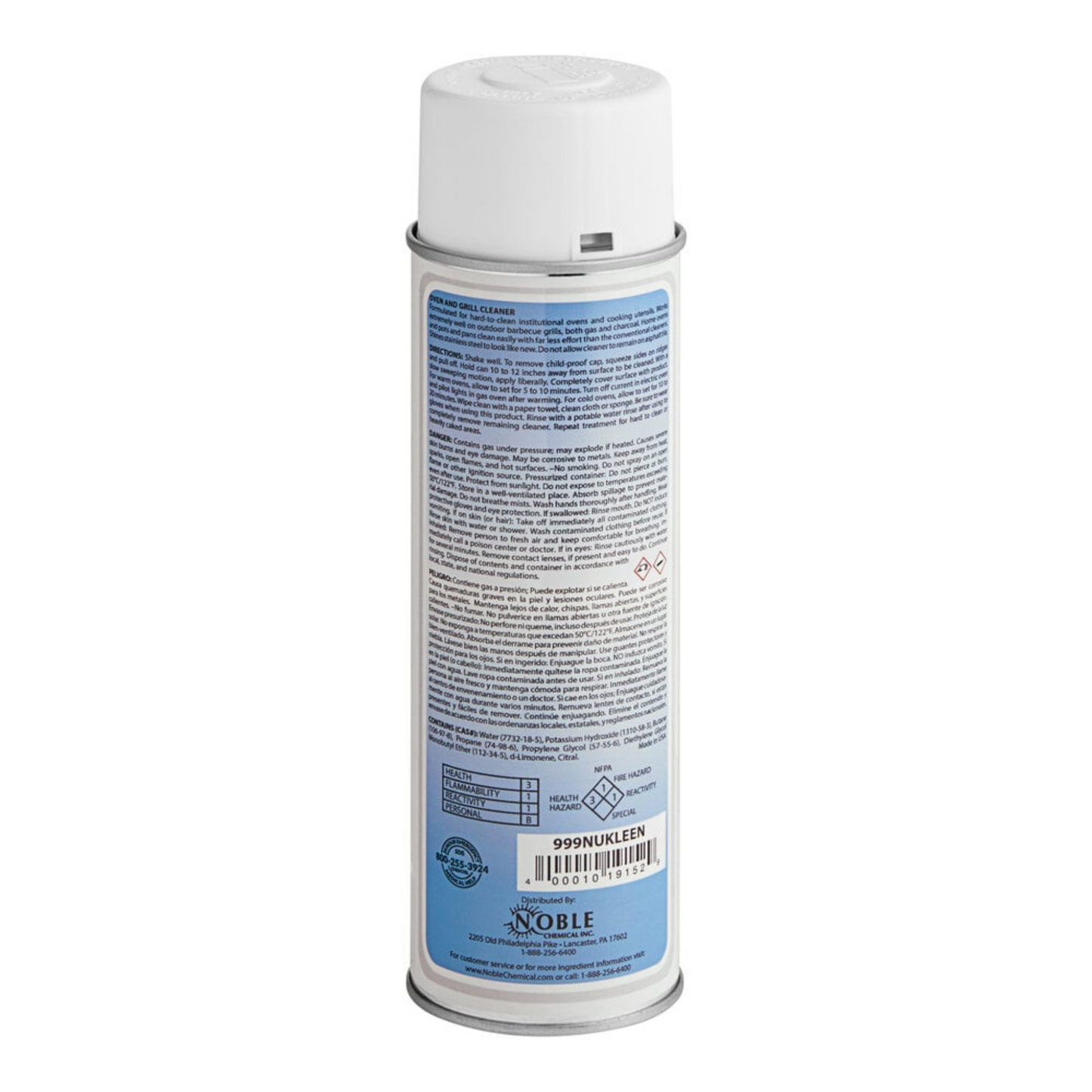 Noble Chemical. Nukleen Ready-to-Use Oven / Grill Cleaner - 12/Case