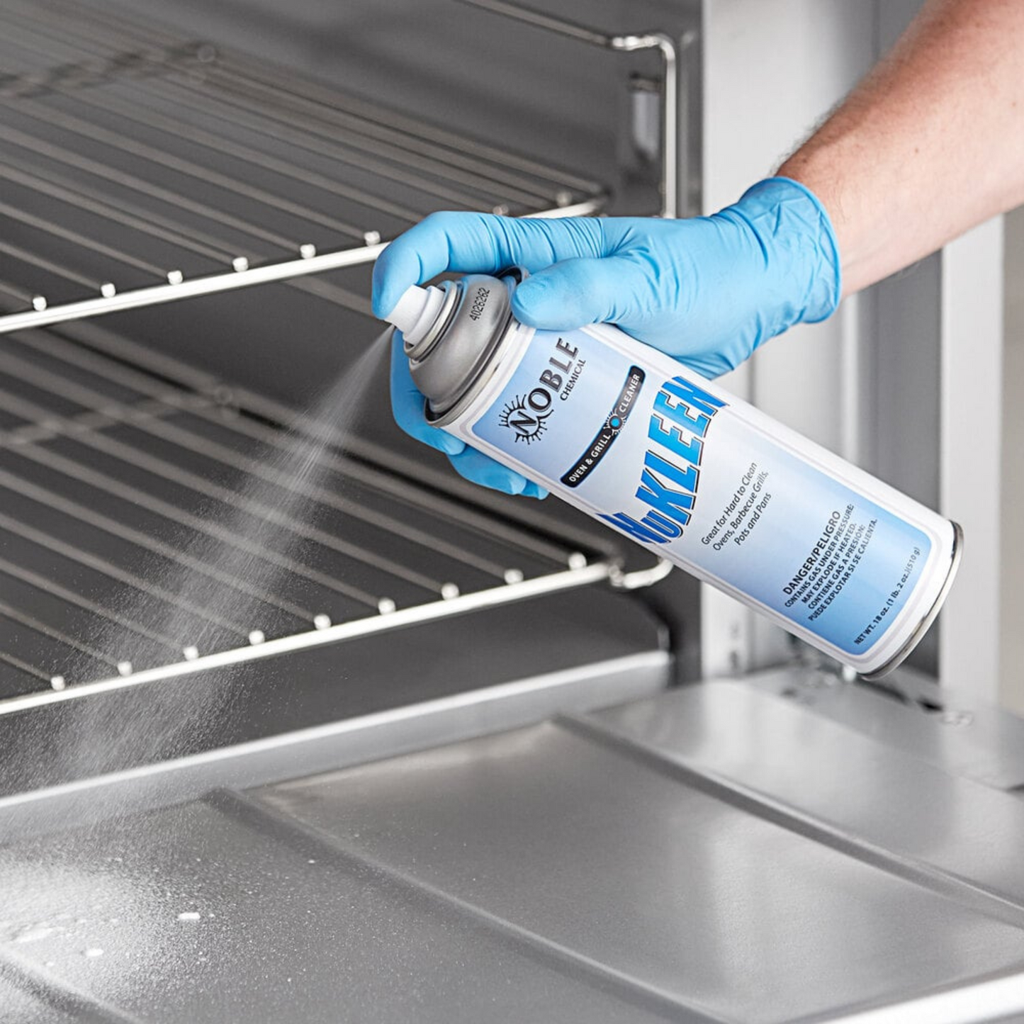 Noble Chemical. Nukleen Ready-to-Use Oven / Grill Cleaner - 12/Case