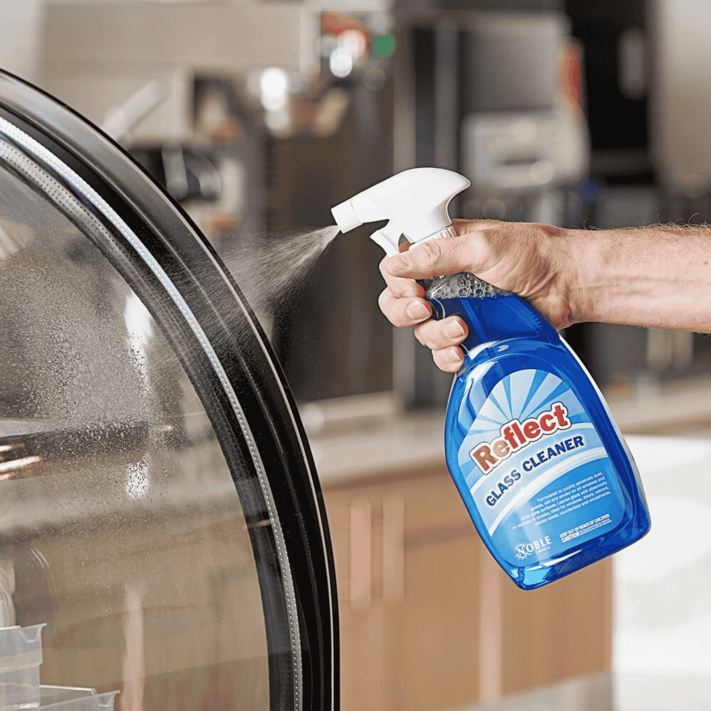 Noble Chemical. Reflect Ready-to-Use Glass / Multi-Surface Cleaner 12/Case