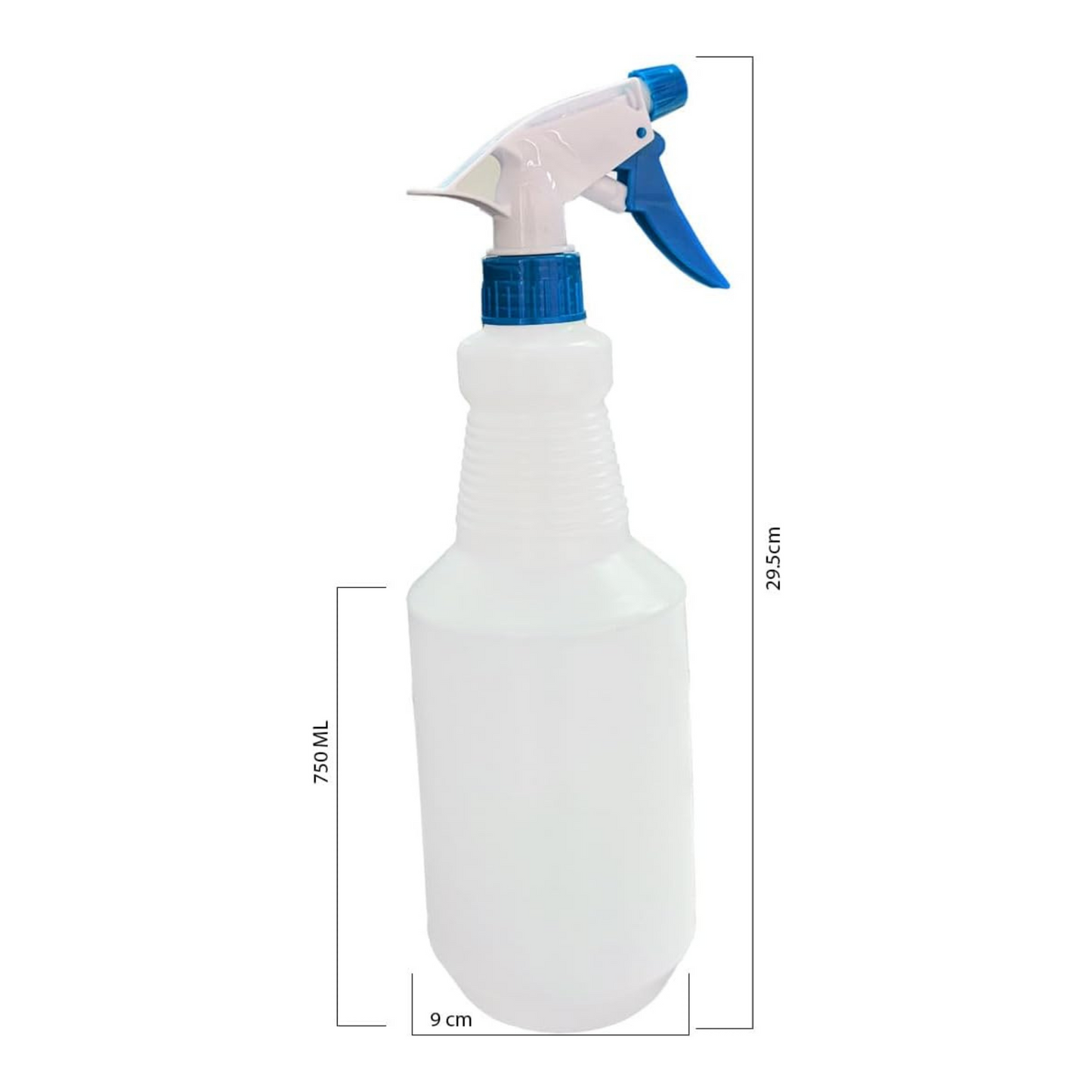 Lavex Plastic Bottles with Assorted Color Spray Trigger 12/Case
