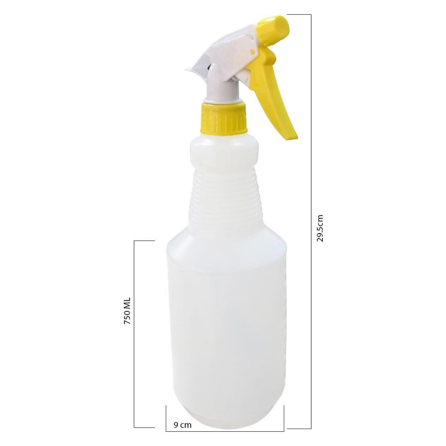 Lavex Plastic Bottles with Assorted Color Spray Trigger 12/Case