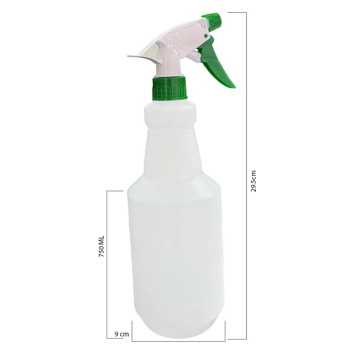 Lavex Plastic Bottles with Assorted Color Spray Trigger 12/Case