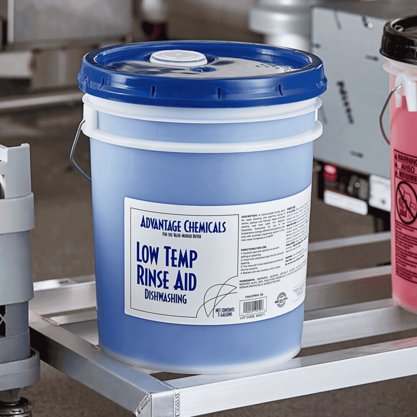 Advantage Chemicals 5 gallon Low Temperature Concentrated Dish Washing Machine Rinse Aid