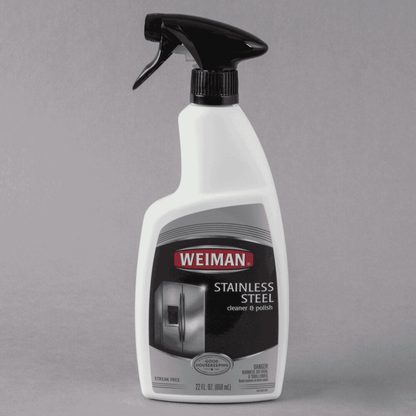 Weiman W108. Trigger Spray Stainless Steel Cleaner & Polish - 6/Case