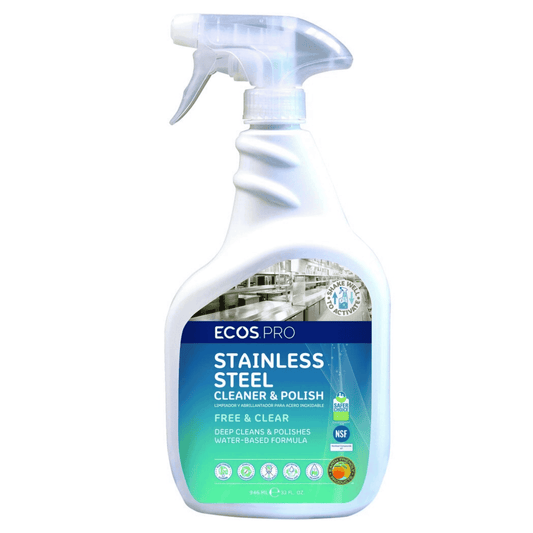 ECOS PL9330/6 Pro Stainless Steel Cleaner & Polish Spray Bottle