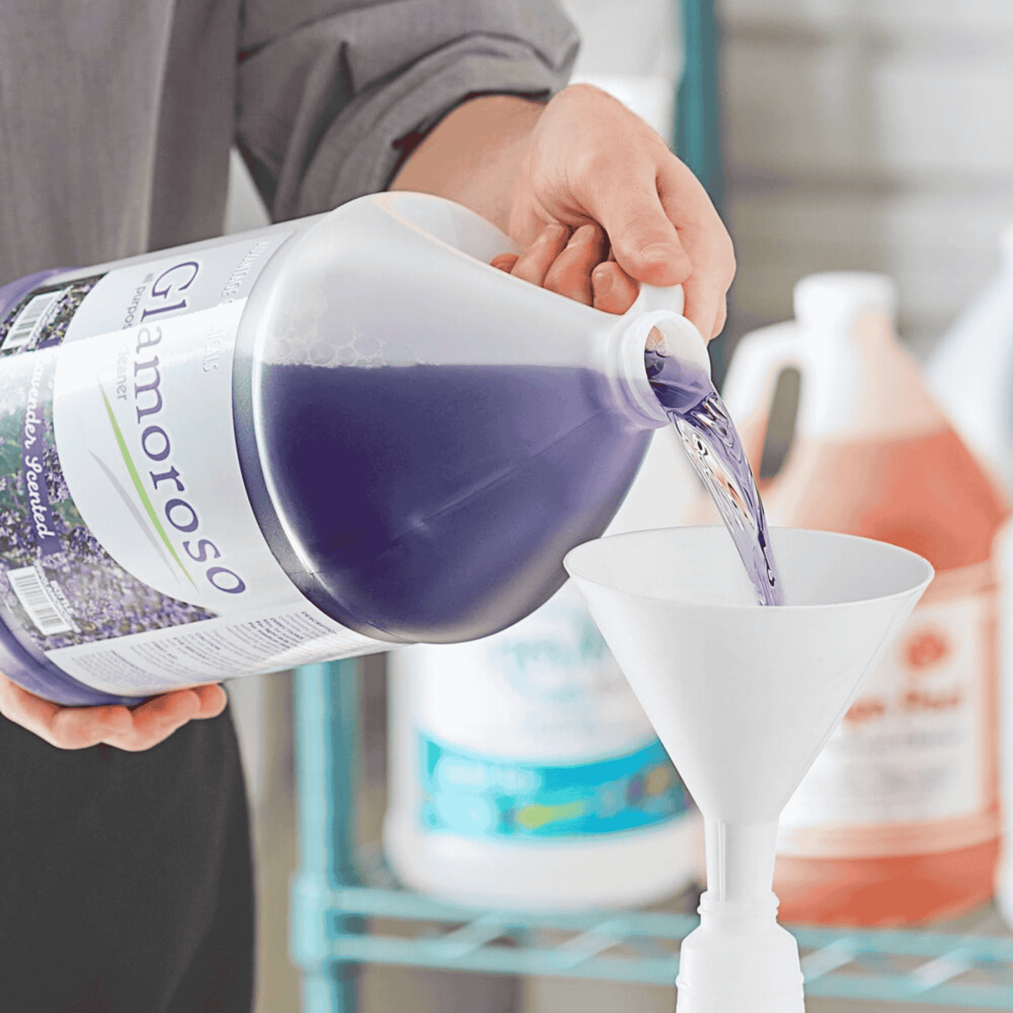 Advantage Chemicals "Glamoroso" Lavender Concentrated All-Purpose Cleaner - 1 Gallon (4/Case)