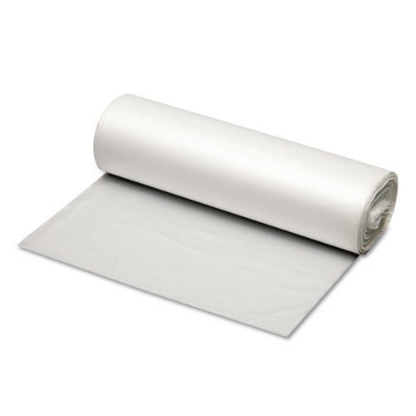 High Density Can Liner. Coreless, Perforated. Transparent