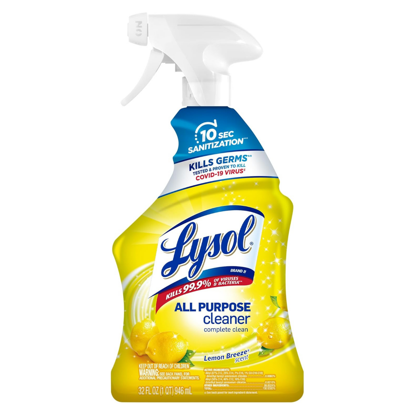 Lysol Disinfectant All-Purpose Cleaner, Lemon Breeze Scent