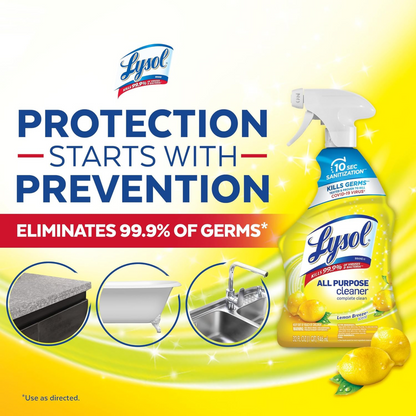 Lysol Disinfectant All-Purpose Cleaner, Lemon Breeze Scent